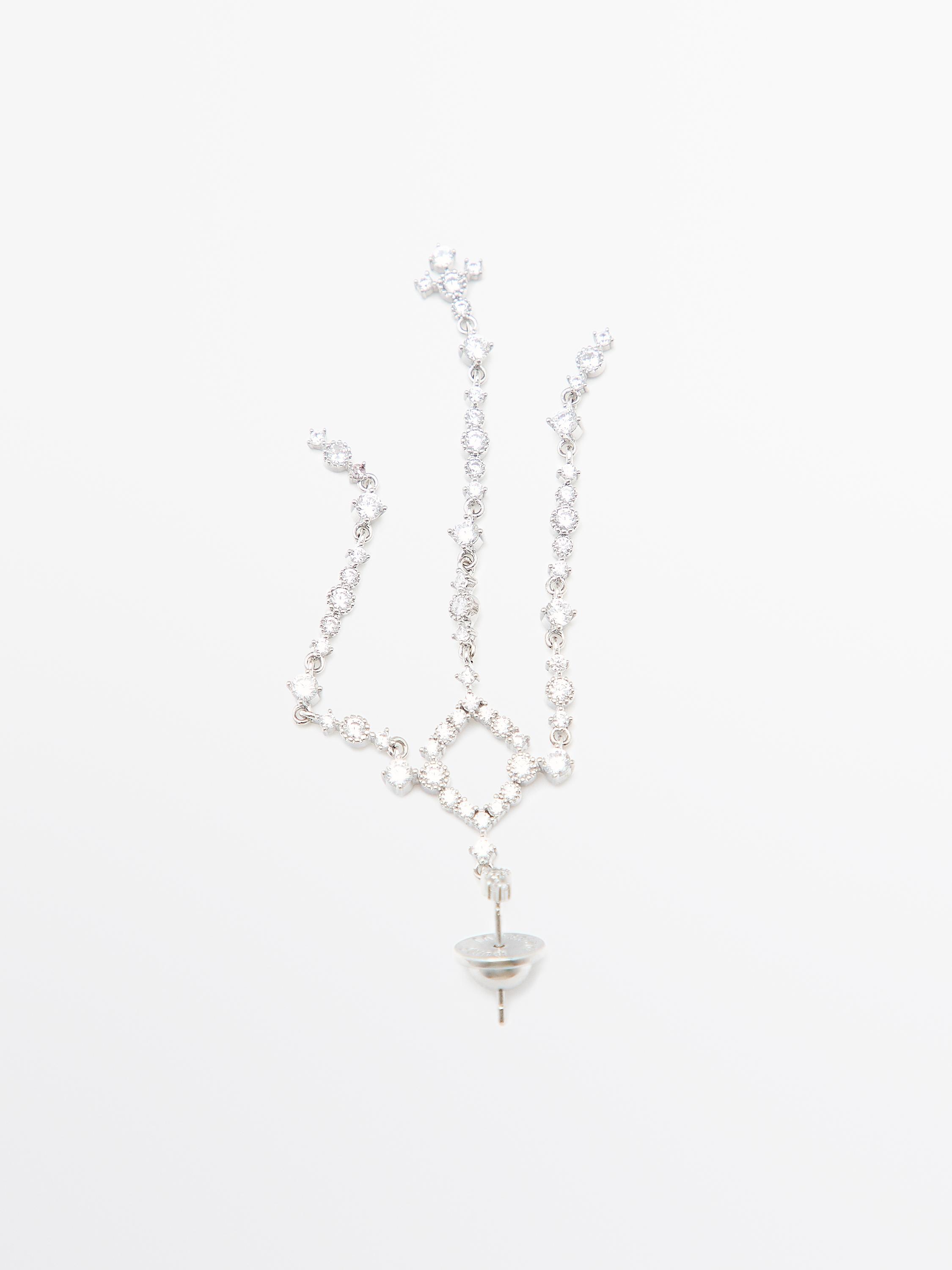 Boucles d’oreilles brillants chandelier